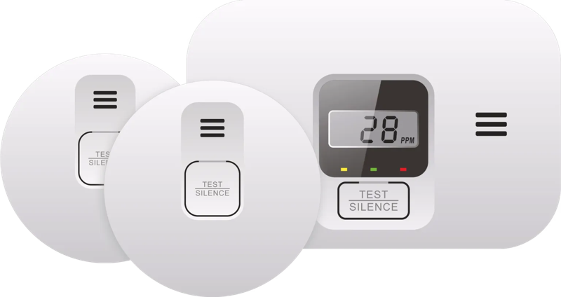 ELRO Blue Line CBFS25 Rookmelder Duo pack + Koolmonoxidemelder