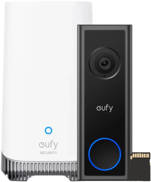 Eufy Video Doorbell C31 + SD kaart + HomeBase 3