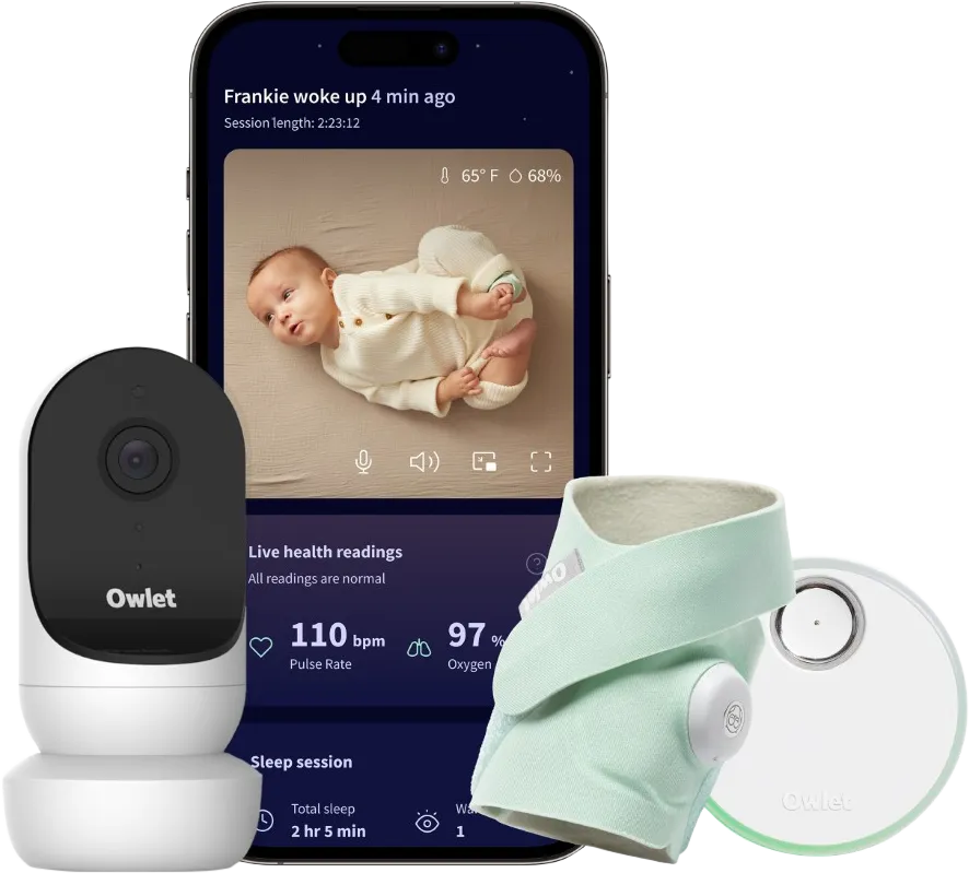 Owlet Cam 2 + Dream Sock Mint OW-DSDUO-MI