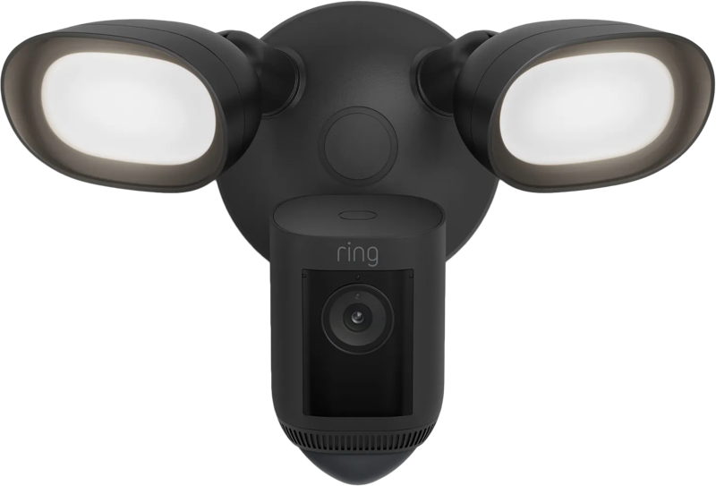 Ring Floodlight Cam Wired Pro Zwart